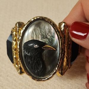 Gold and Black Raven Bracelet..alexis Brittar..better In Person